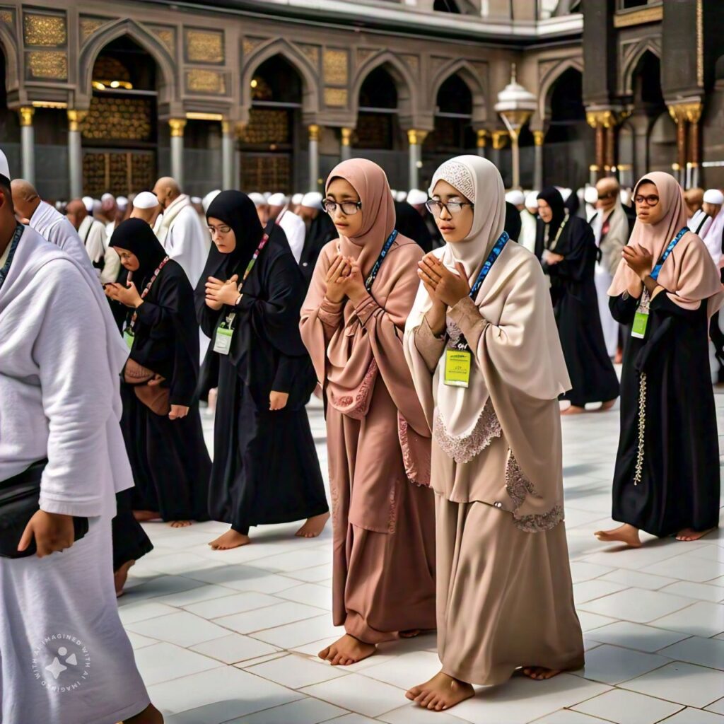 The story is about a man who perform a hajj after so many difficulties. The difficulties in this makes man faith more powerful