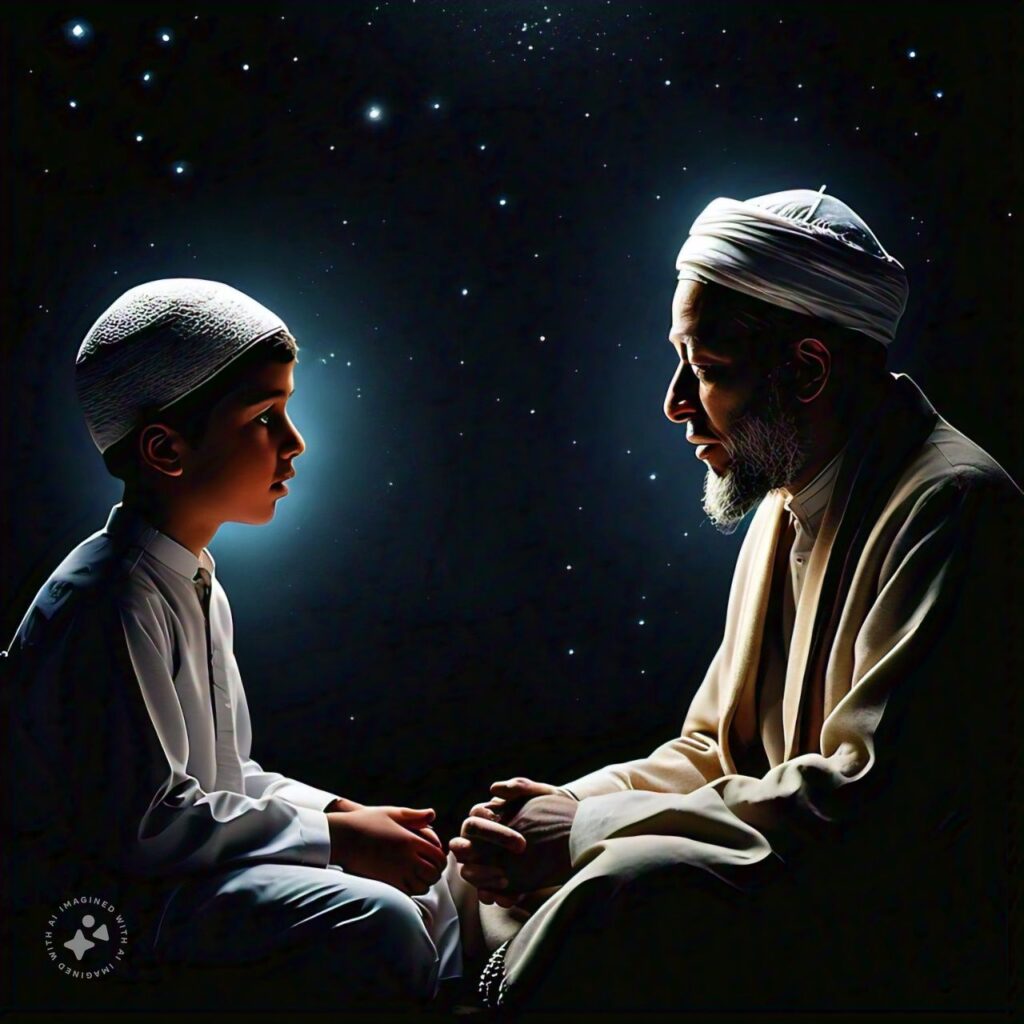 The story is about a muslim boy who don,t pray regular. So one day he get his lesson in dream .prayer